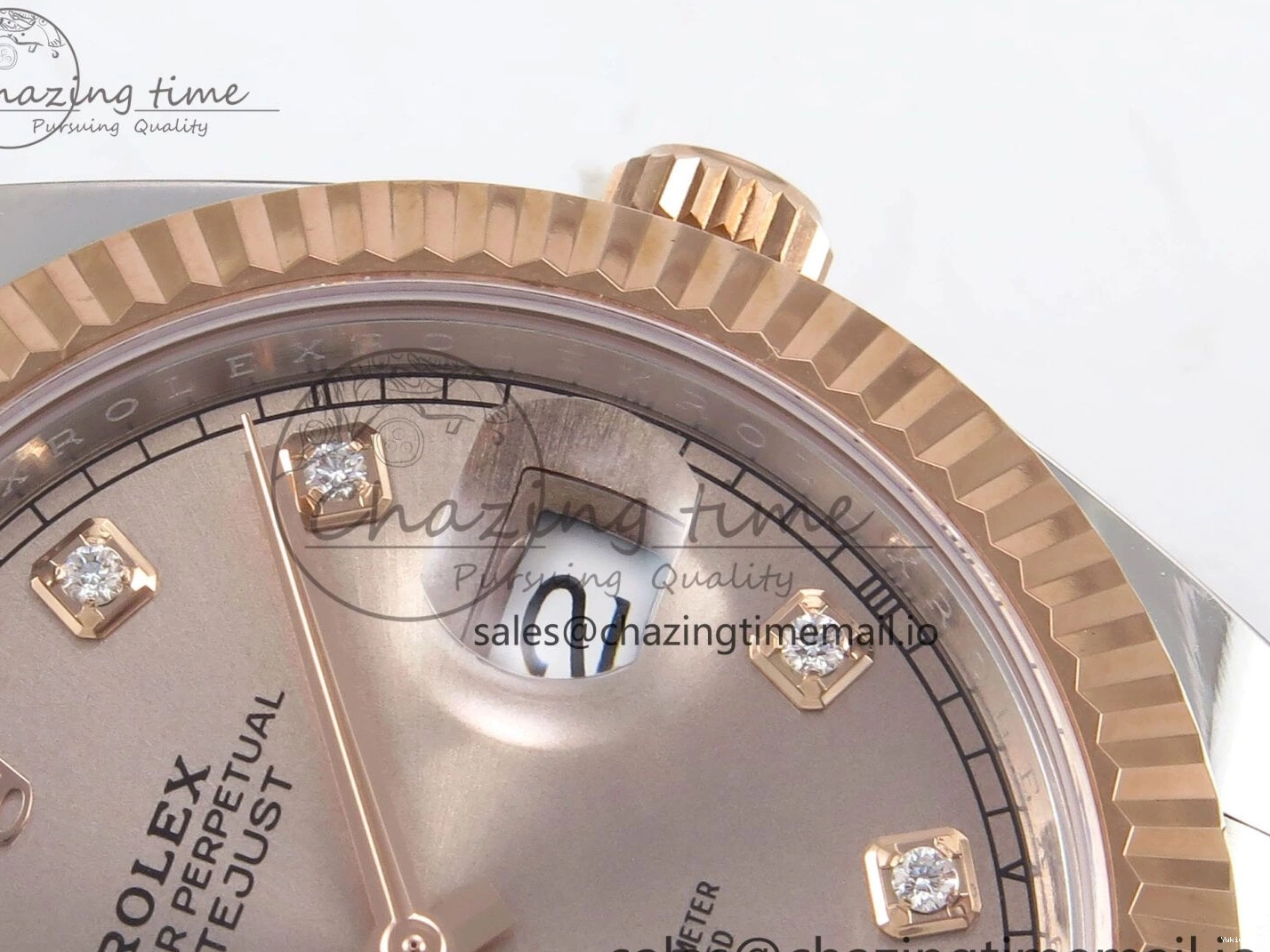 SH3235（Gain Diamonds Oyster 904L DateJust 126331 Steel Dial ARF RG on Edition 41 SS Bracelet 1:1 Weight） Best RG 0517